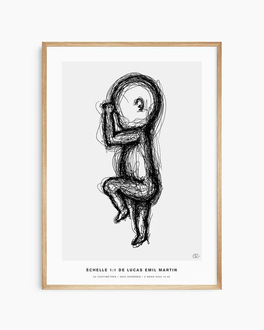 Affiche de naissance en taille réelle – la première taille de votre bébé