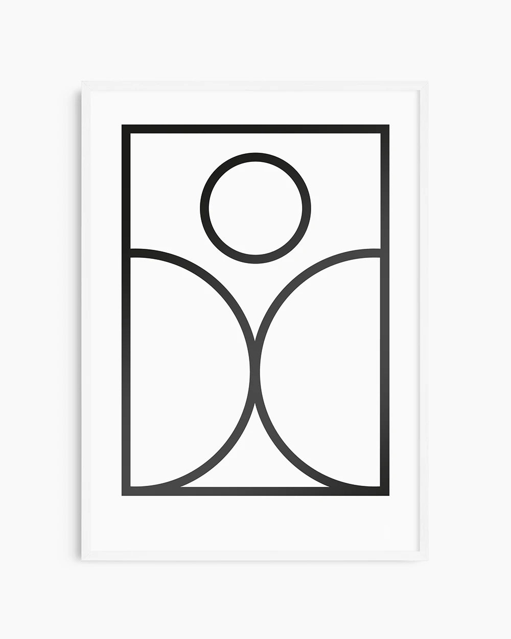 White frame perfect for our personalized posters