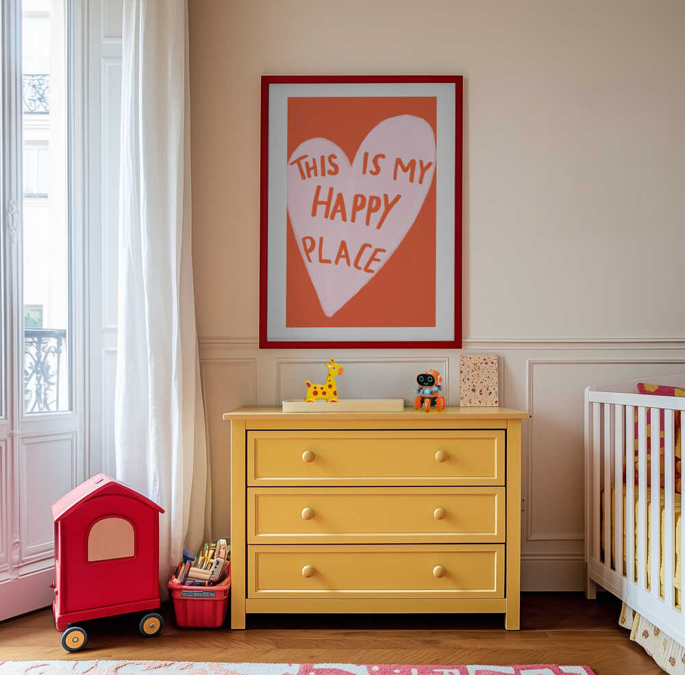 Happy Heart Message Affiche