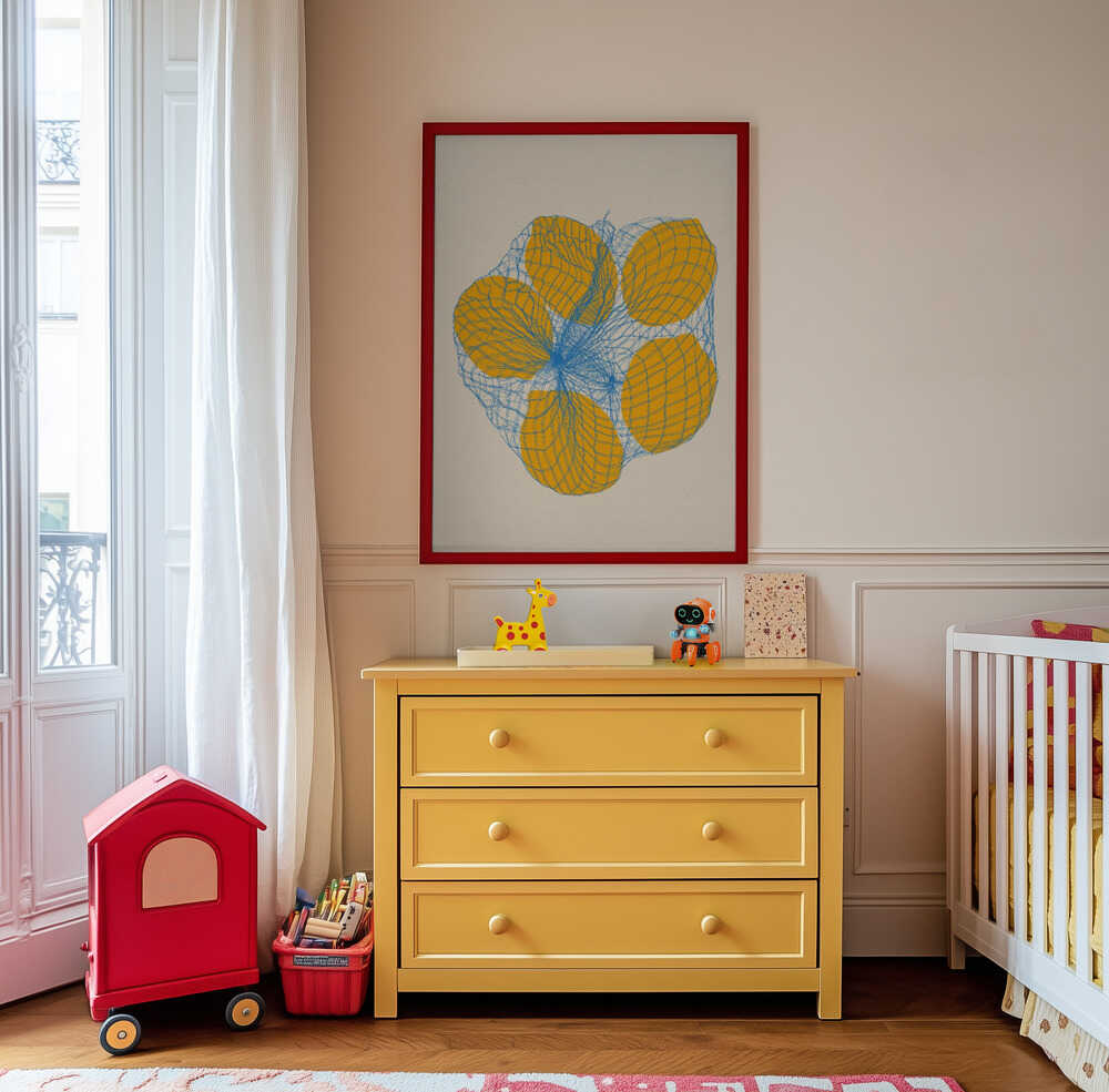 Citrons en Filet Affiche