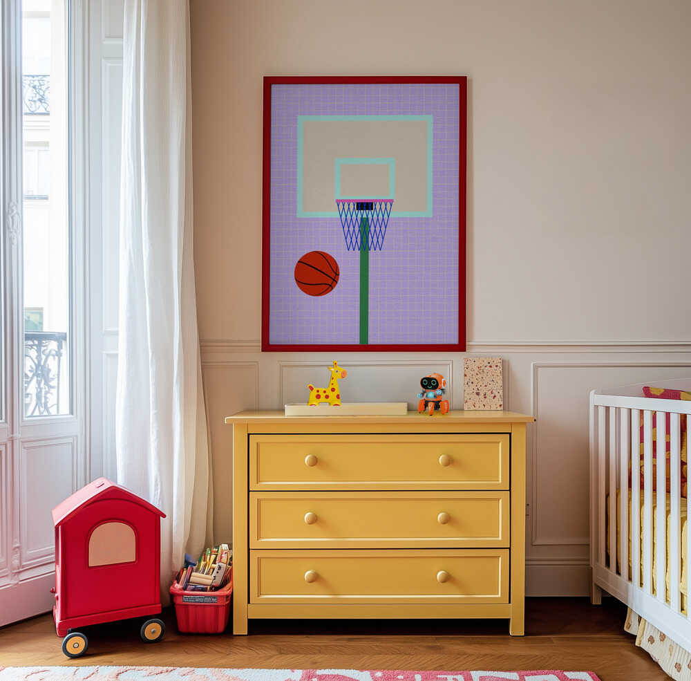 New York Basketball Affiche