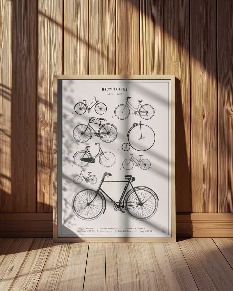 Bicyclettes Affiche
