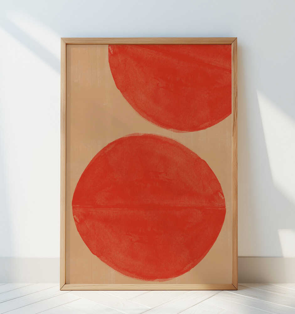 Floraison Écarlate Affiche