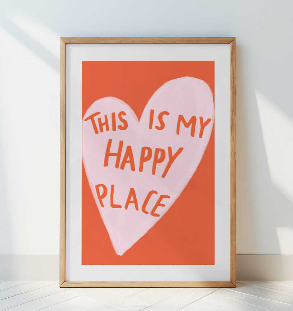 Happy Heart Message Affiche