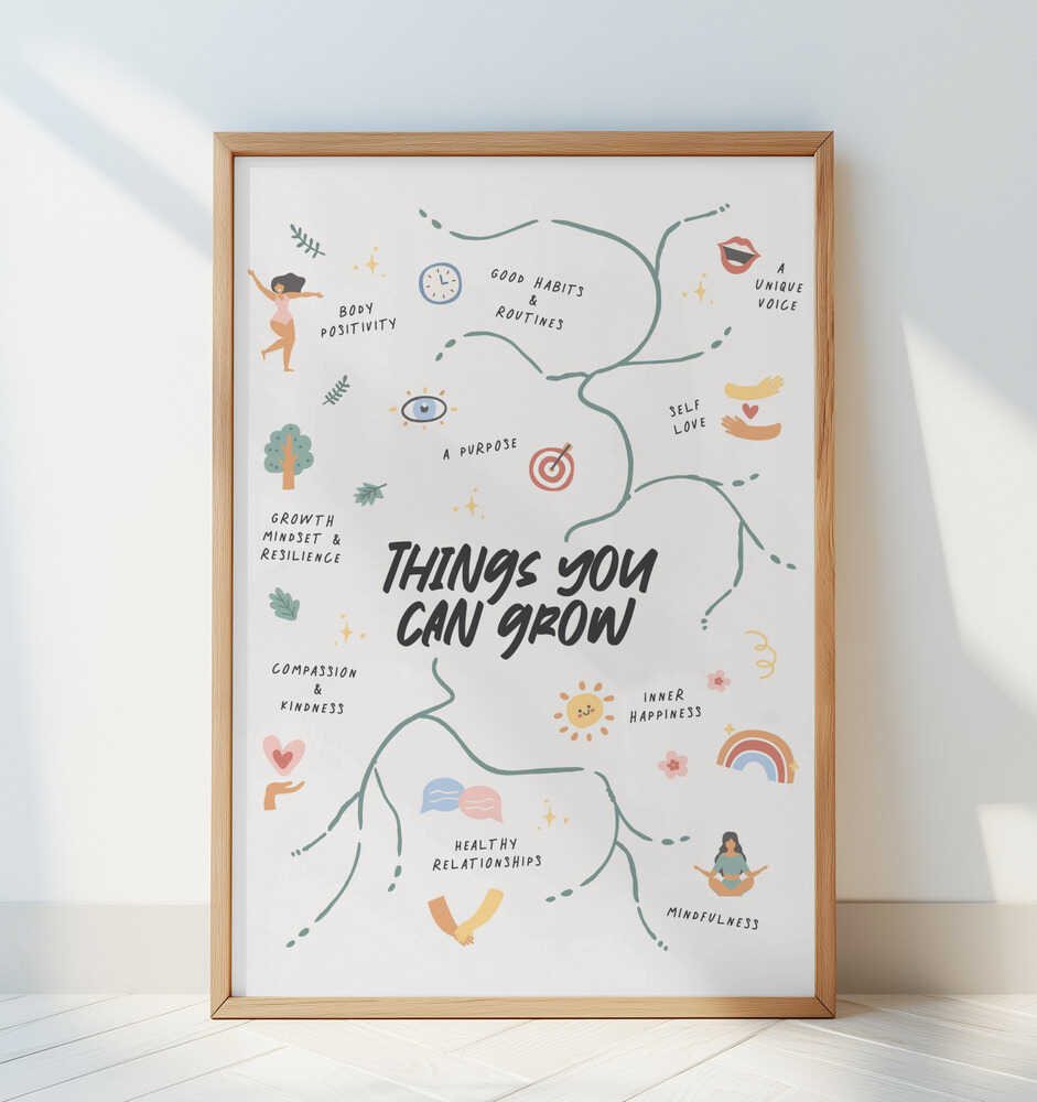 Affiche Choses Que Tu Peux Faire Grandir