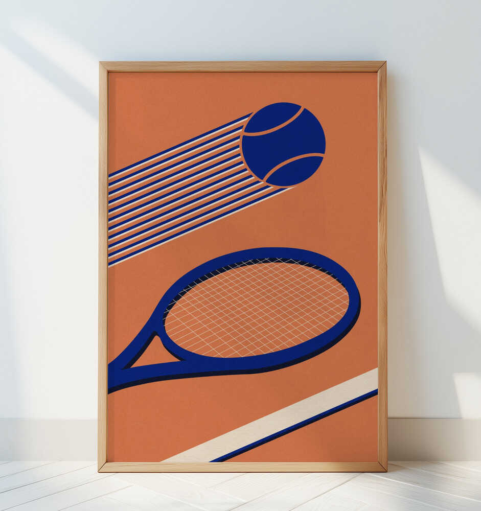 Affiche Tennis 80s