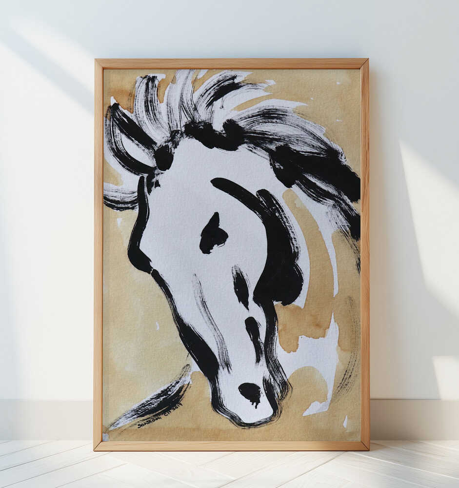 Affiche Harmonie Équine Apaisante