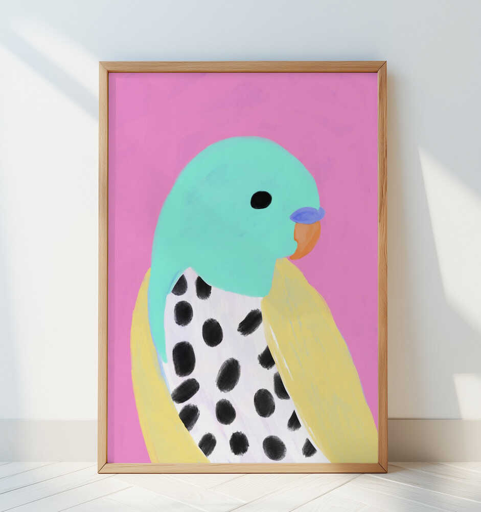 Perruche à Pois Affiche