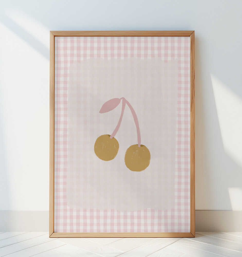 Charme des Cerises Dorées Affiche