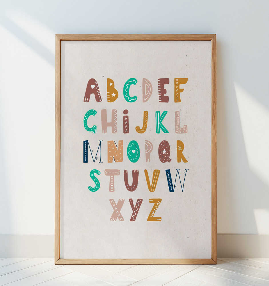 Alphabet Fantaisiste Affiche