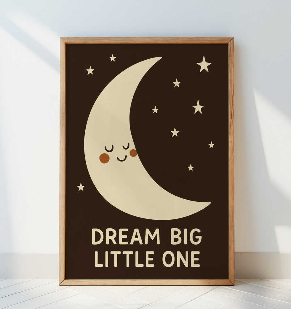 Paysage de Rêve Lunaire Affiche