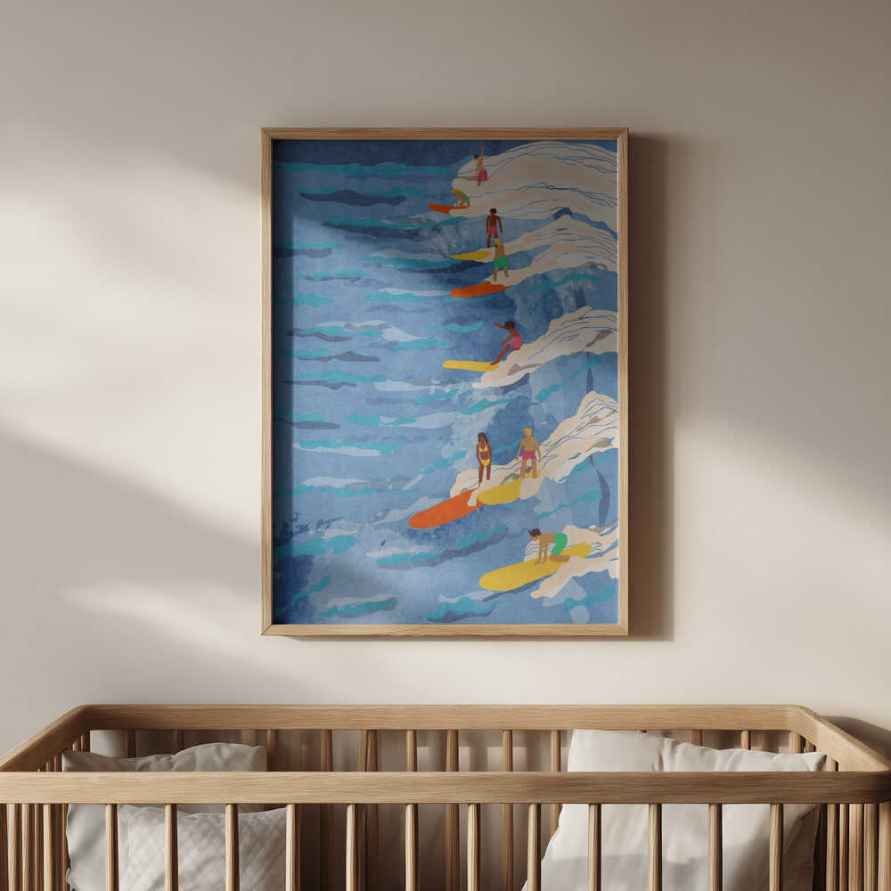 Surf Détente Affiche