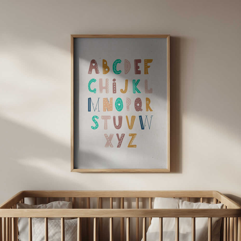 Alphabet Fantaisiste Affiche
