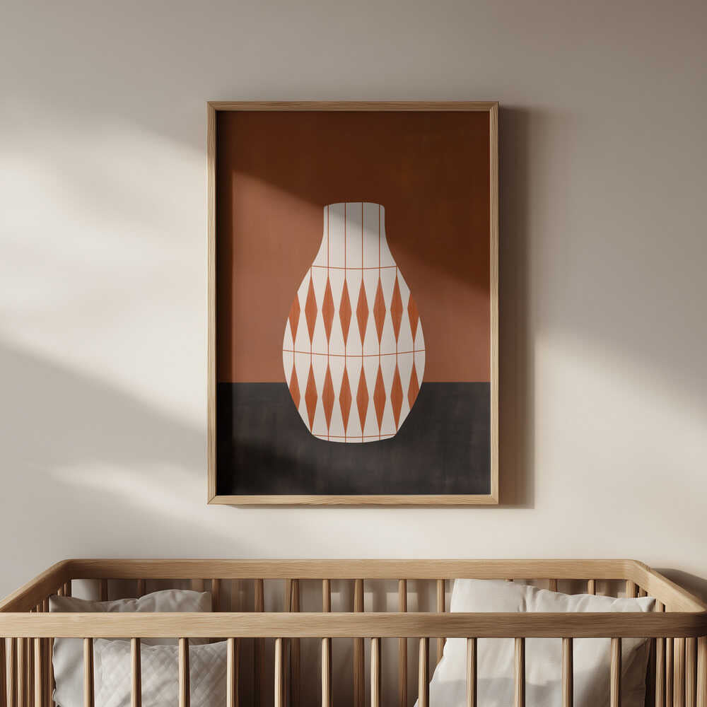 Vase en Terre Cuite Affiche