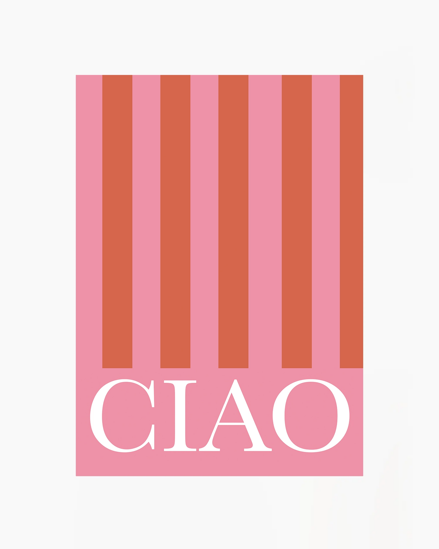 Ciao Rayures Affiche