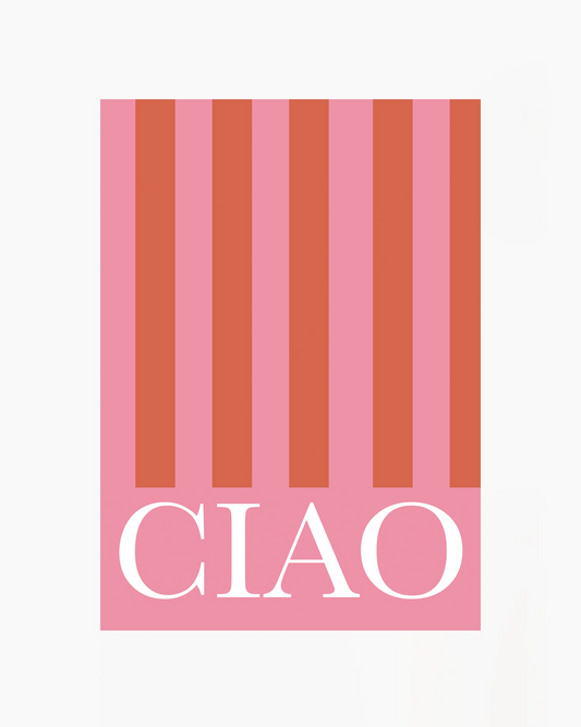Ciao Rayures Affiche