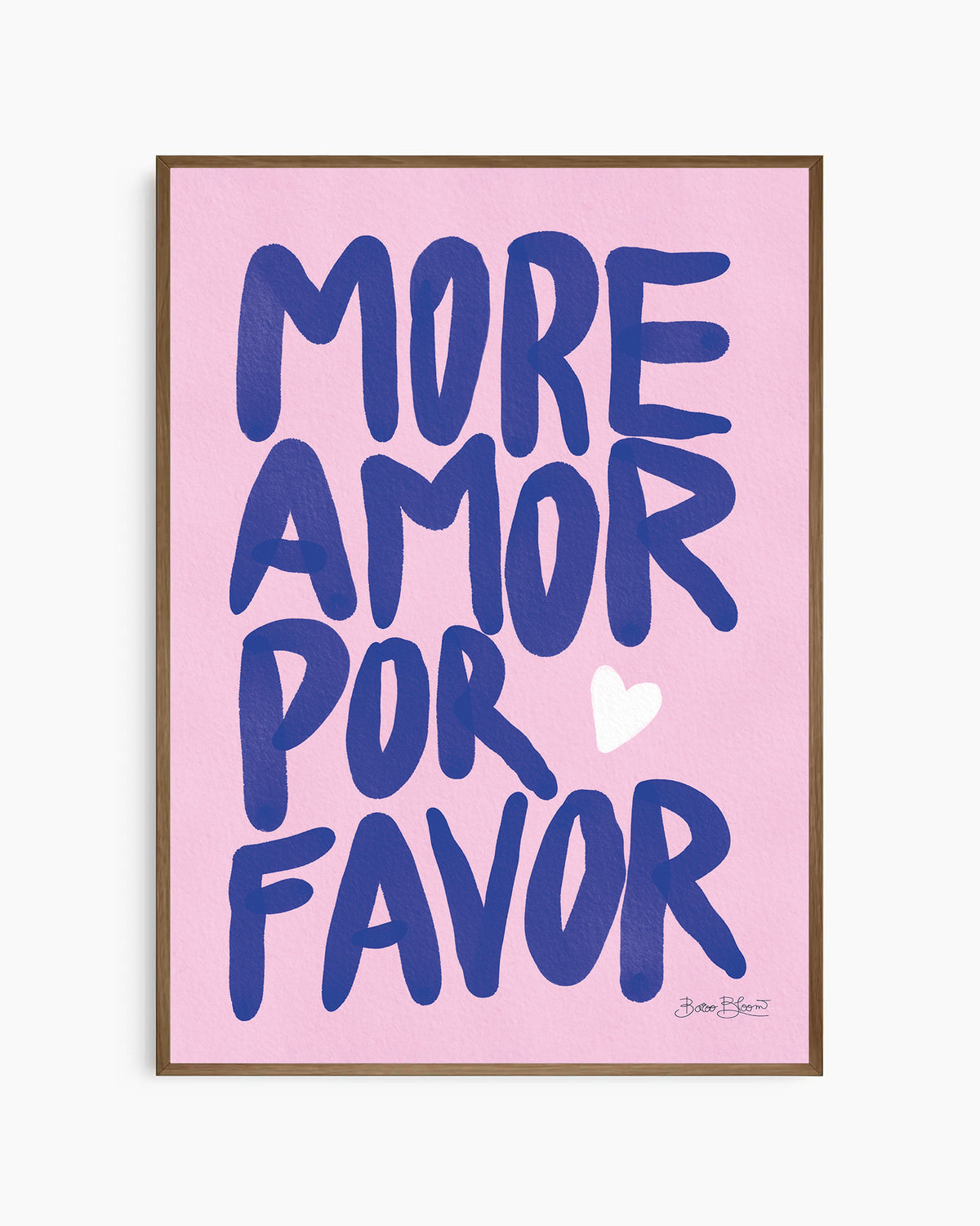 Affiche More Amor Por Favor Rose