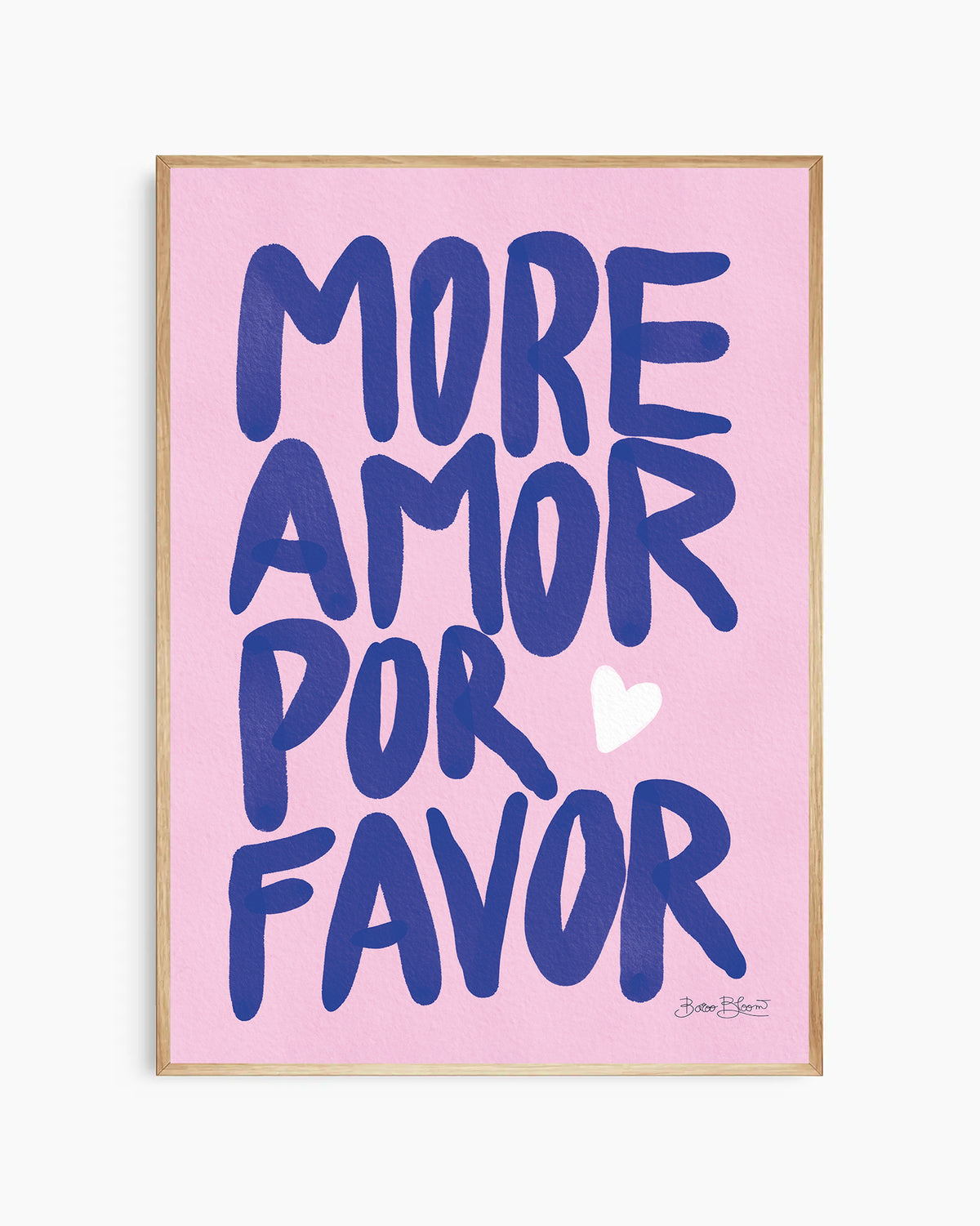 Affiche More Amor Por Favor Rose