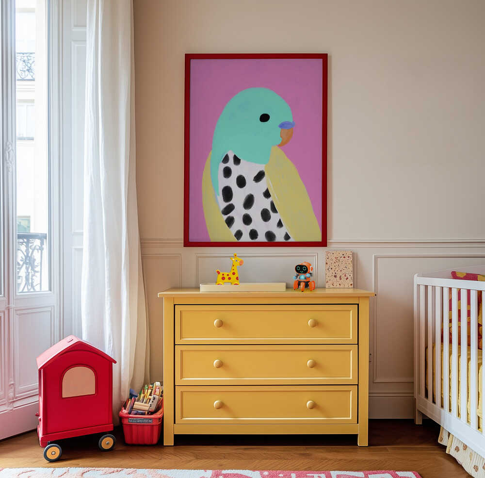 Perruche à Pois Affiche