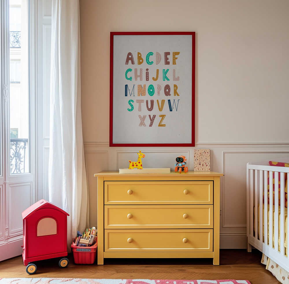 Alphabet Fantaisiste Affiche