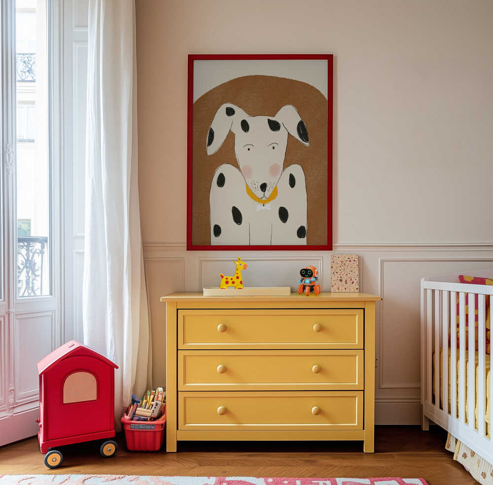 Rêverie du Dalmatien Affiche