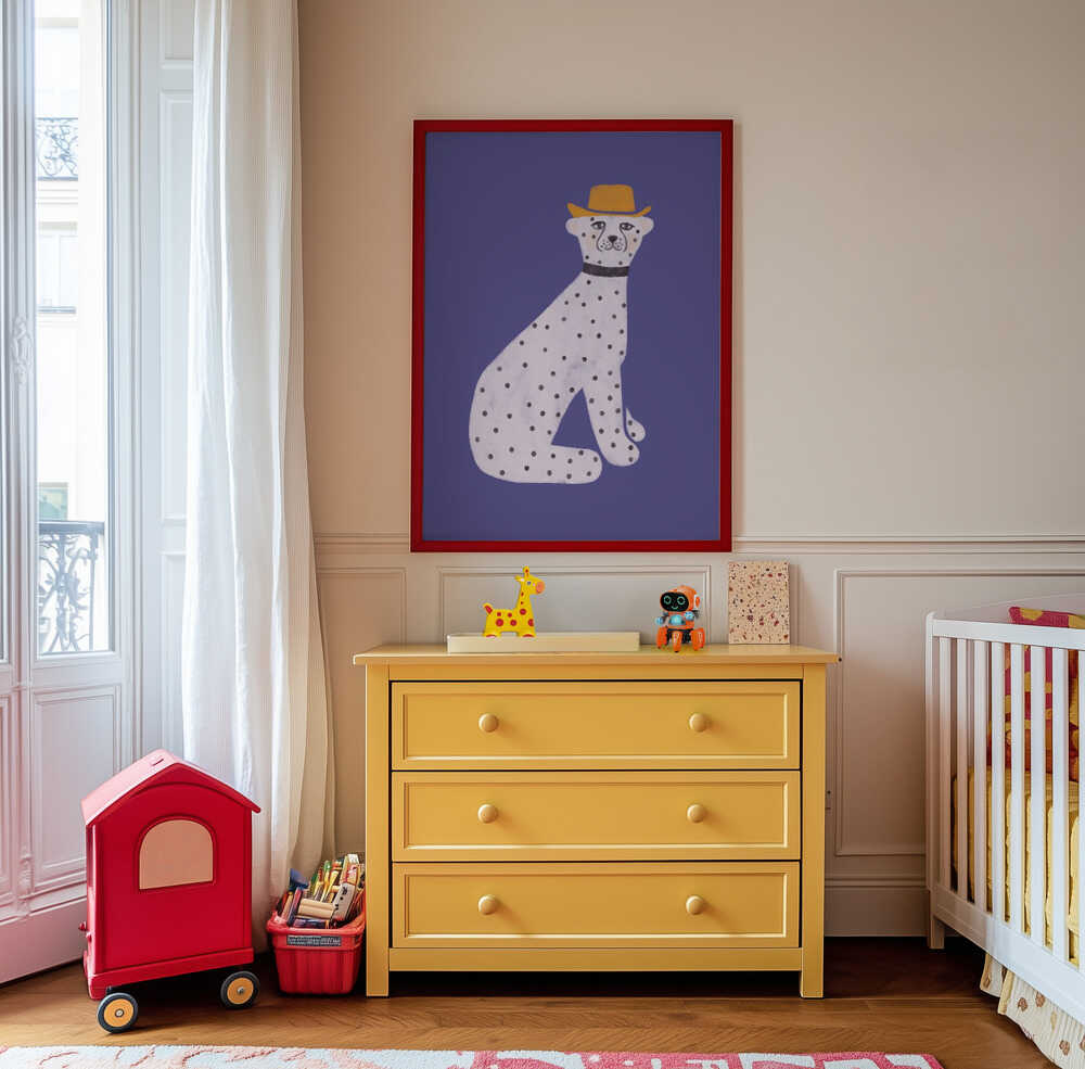 Léopard des Neiges Affiche