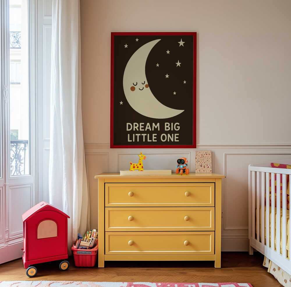 Paysage de Rêve Lunaire Affiche