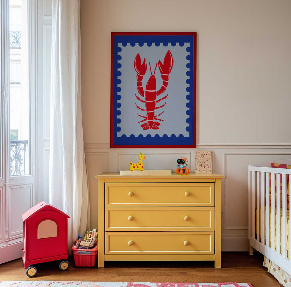 Homard Rouge Affiche