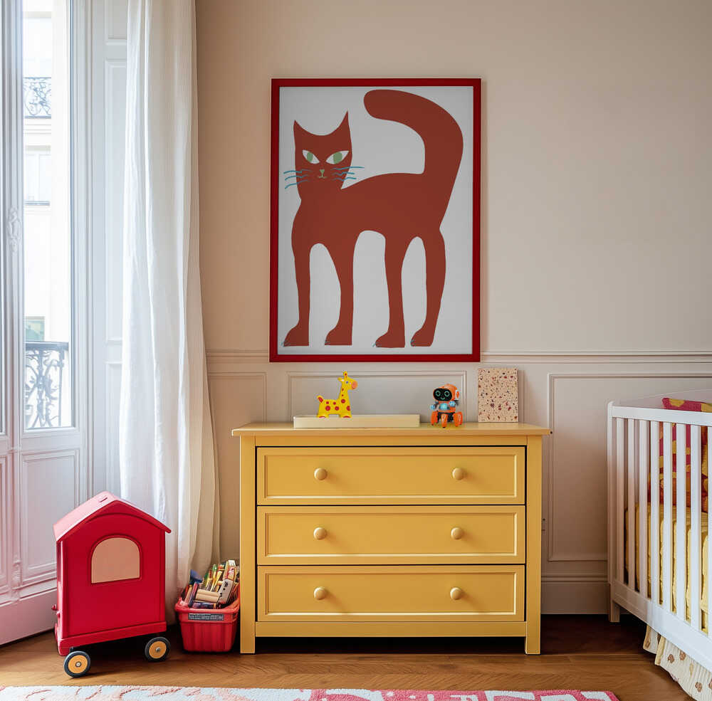 Grand Chat Rouge Affiche