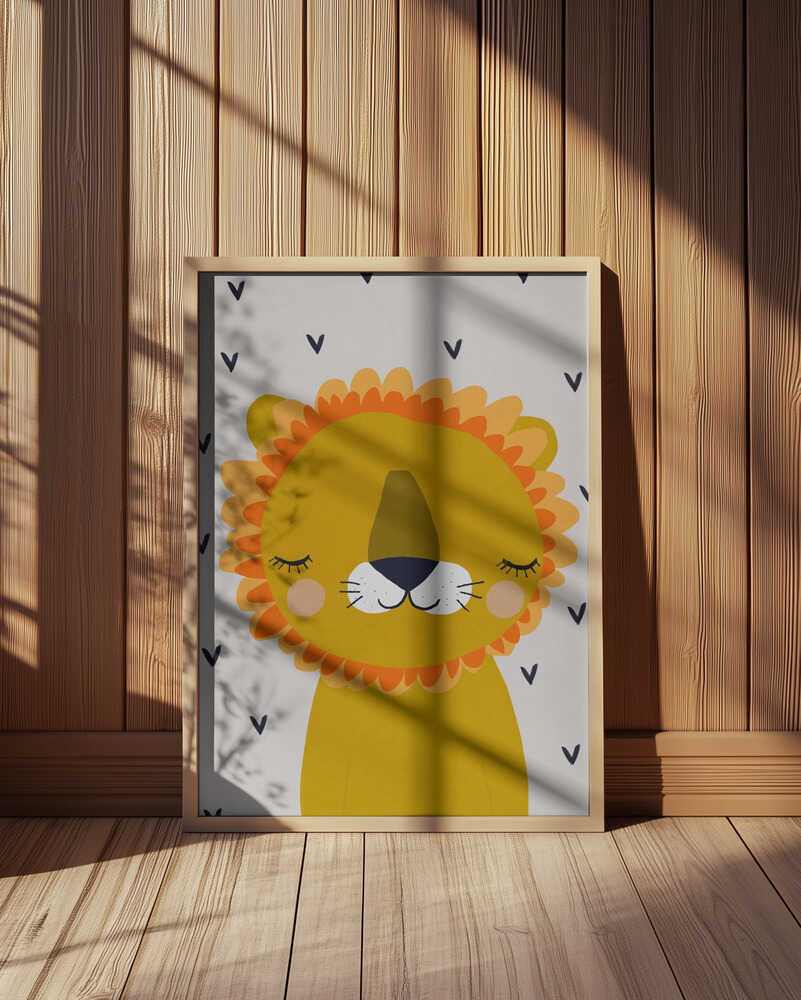 Lion Rêveur Affiche