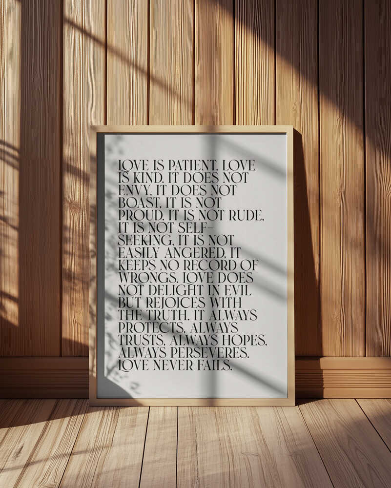 L’Amour Ne Faillit Jamais Affiche