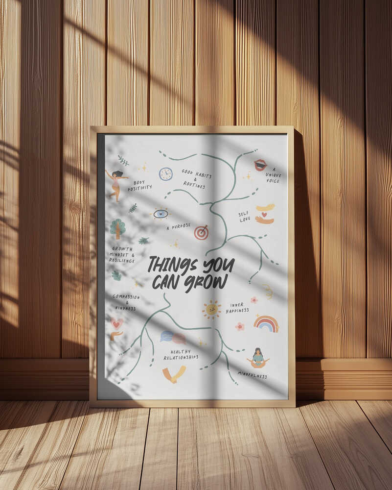 Affiche Choses Que Tu Peux Faire Grandir