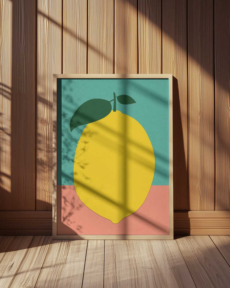 Citron à Deux Feuilles Affiche