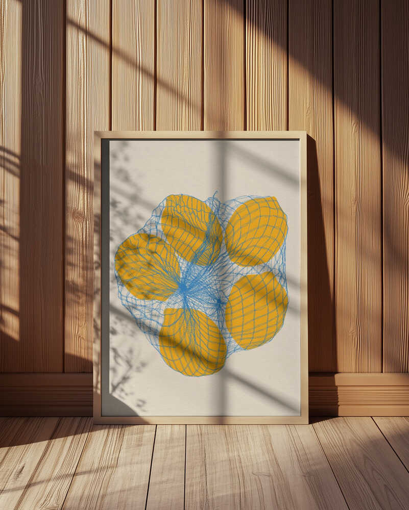 Citrons en Filet Affiche