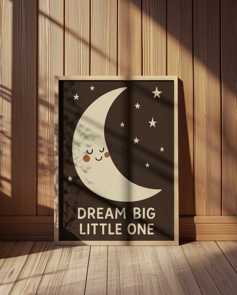 Paysage de Rêve Lunaire Affiche