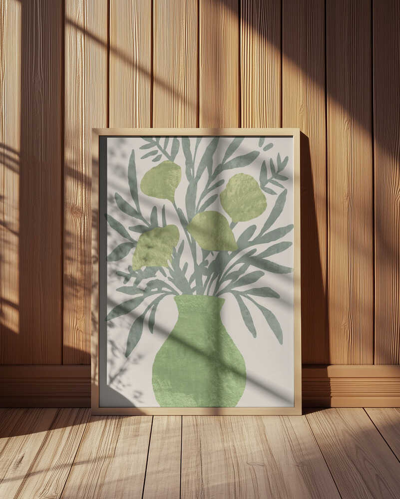 Vase aux Branches d’Olivier Affiche