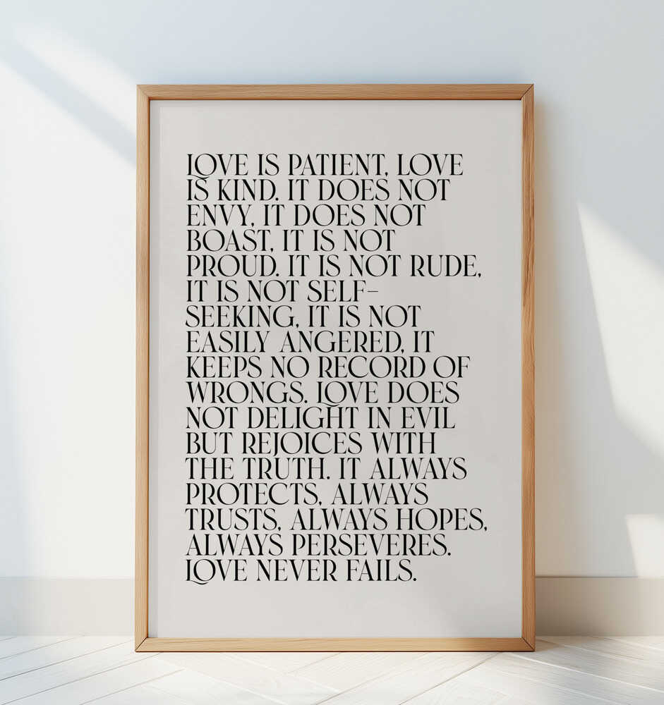 L’Amour Ne Faillit Jamais Affiche