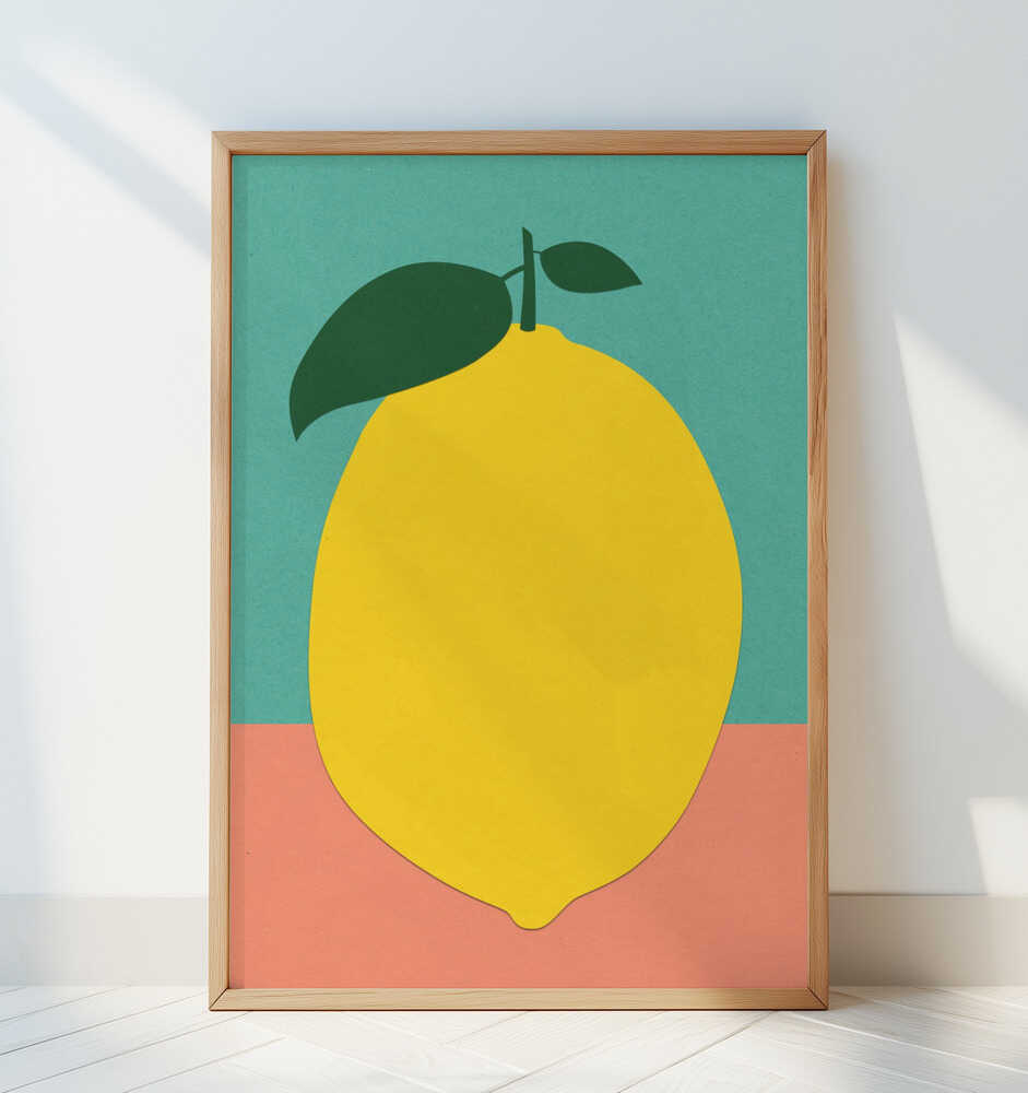 Citron à Deux Feuilles Affiche