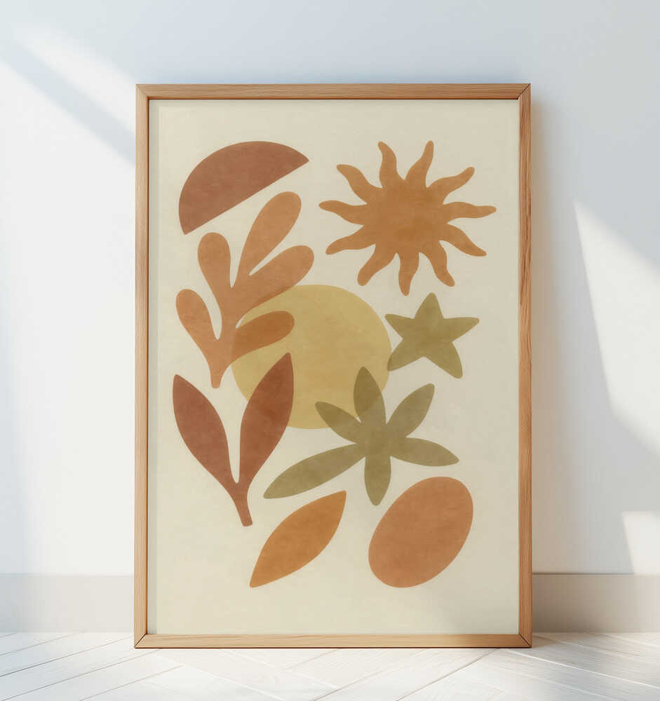 Lueur de Champ de Blé Affiche