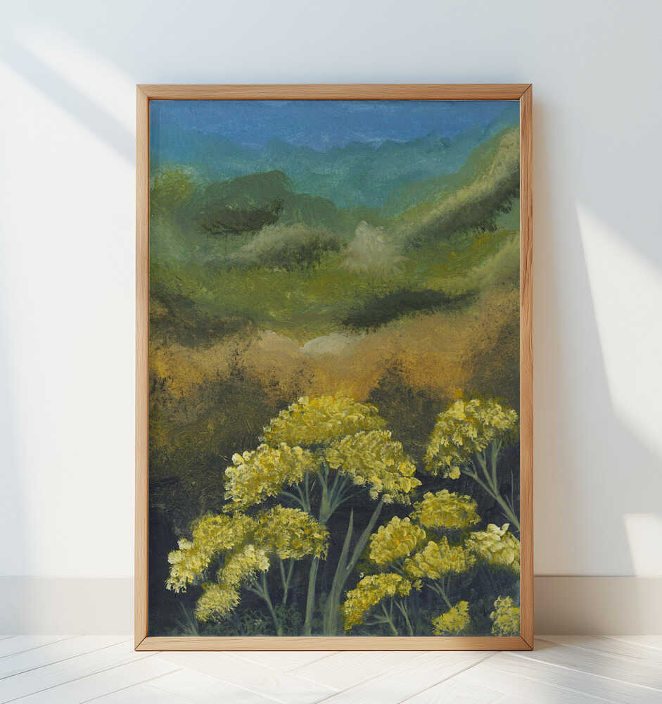 Affiche Prairie de Sauge pour Chambre d’Enfant