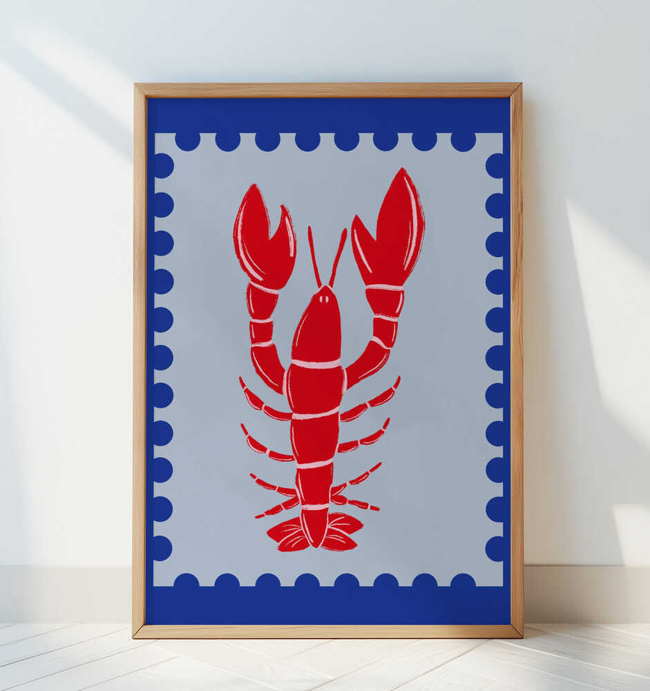 Homard Rouge Affiche