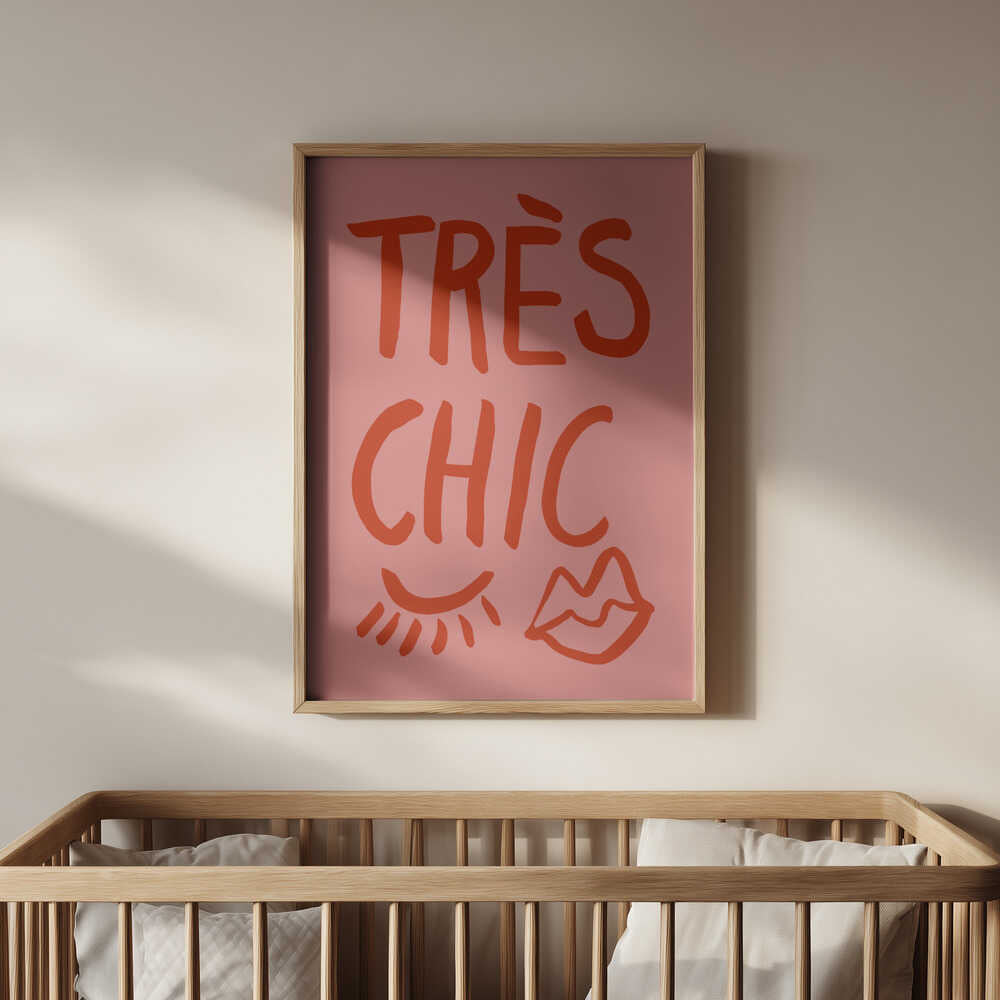 Très Chic Affiche Rouge