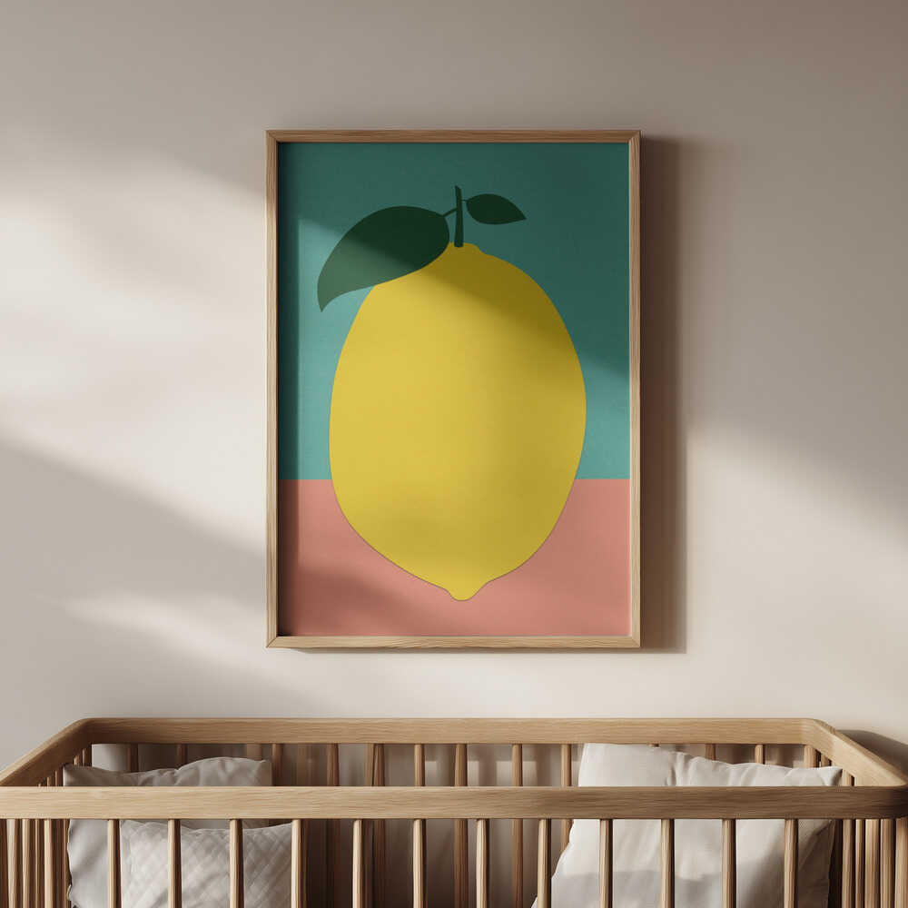 Citron à Deux Feuilles Affiche