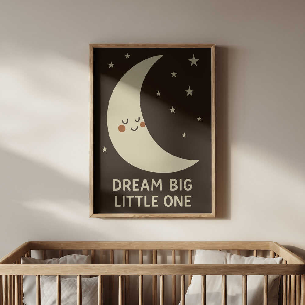 Paysage de Rêve Lunaire Affiche