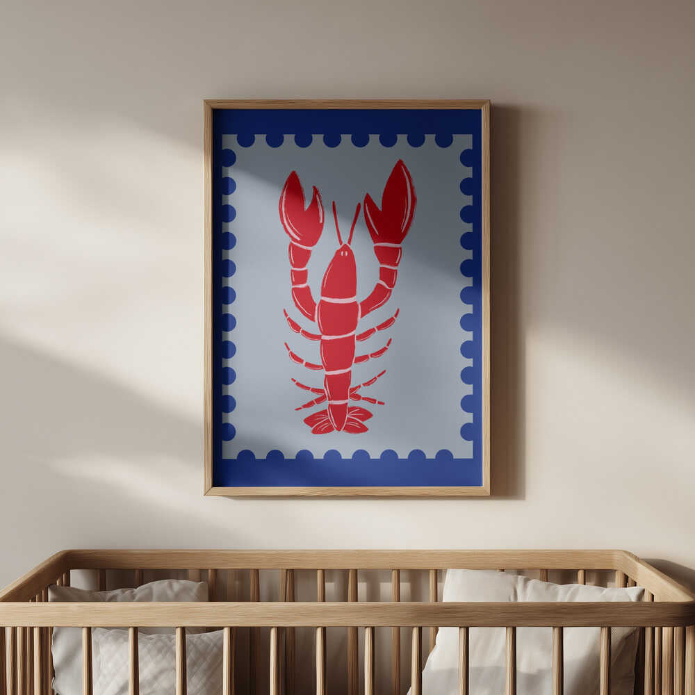 Homard Rouge Affiche